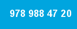 978 988 47 20 978 988 47 20